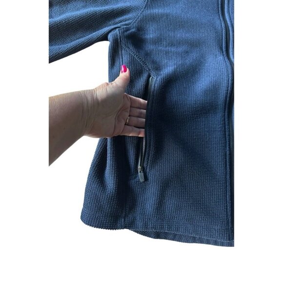 Mack Weldon Latitude Mens Sz M Total Eclipse Blue Full Zip Fleece Jacket - Picture 6 of 9